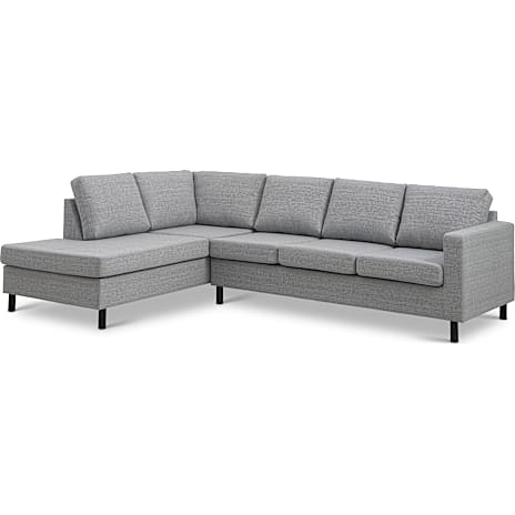 Andre mærker Oslo Venstrevendt Open-end Sofa lysegrå