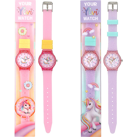 Ylvi Glitter Ur i Silikone