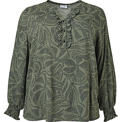 VRS Dame Bluse Str. 48 Oliven