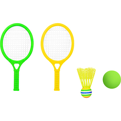 Tennissæt Grøn/Gul