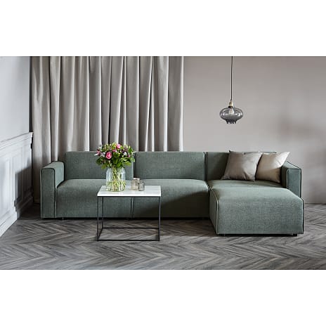 GRO Modulsofa med Chaiselong Mosgrøn
