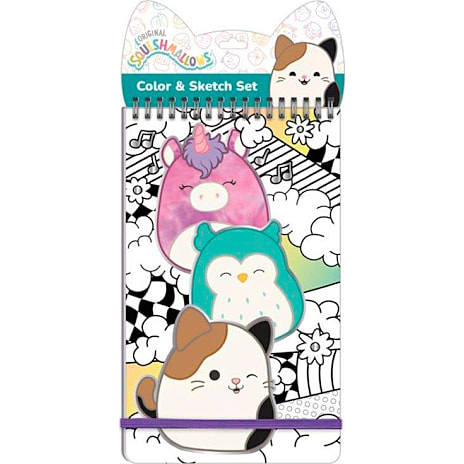 Squishmallows Farve- og Skitsebog