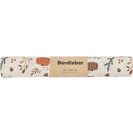 Bordløber 28 cm x 3 meter - flere varianter - assorteret 1 stk.