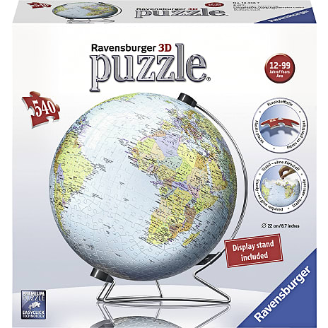 Ravensburger Globus 3D Puslespil 540 Brikker