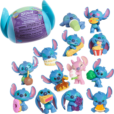 Disney Stitch Feed Me Capsule Mini Figur 5 cm Assorteret