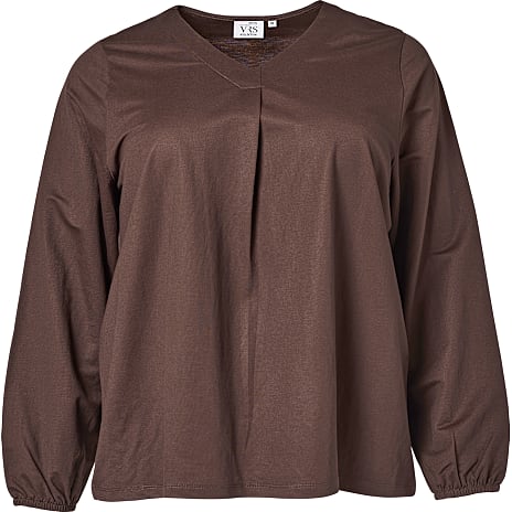 VRS Dame Bluse Str. 48 Brun