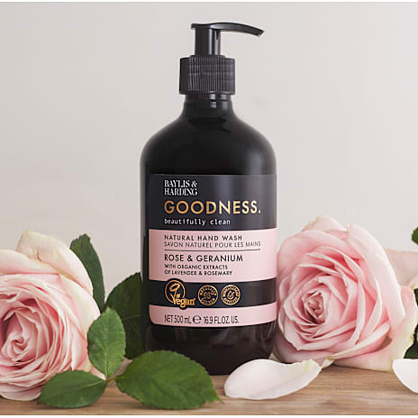 Baylis & Harding Håndsæbe Med Rose Og Geranium