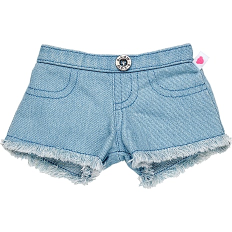 Build-A-Bear Denim Shorts med Fryns