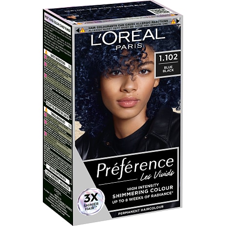 L'Oréal Paris Permanent Hårfarve 1.102 Blue Black