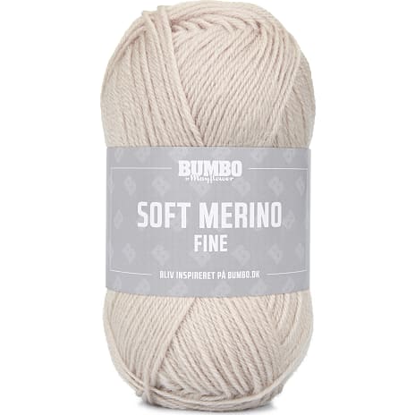 Bumbo By Mayflower Soft Merino Fine Uldgarn Beige 1120
