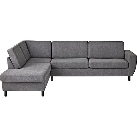 Rom Nordic venstrevendt open-end sofa - antracit