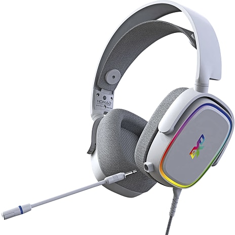 EXO Nomad Ultralight RGB Headset Hvid