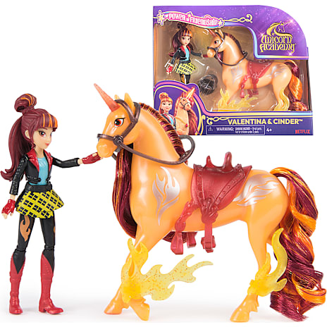 Unicorn Academy Dukke og Enhjørning Valentina & Cinder