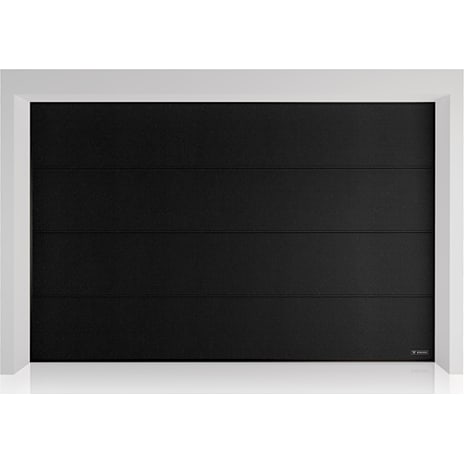 Nordic Home Garageport panel med motor sort