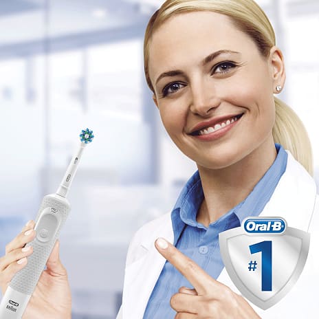 Oral-B Vitality 100 Action elektrisk tandbørste - hvid | Køb på Bilka.dk!