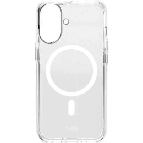 SBS D3O MagSafe Cover Til iPhone 16 Transparent