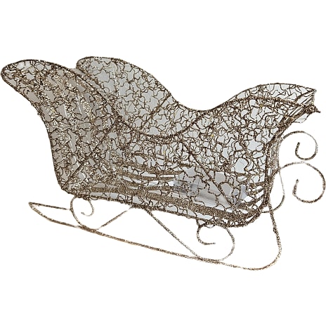 Julefryd Kane Med 40 LED Lys 36x15x21 cm Champagneguld