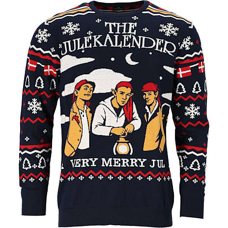 VRS herre julesweater str. S - mørkeblå 1 stk.