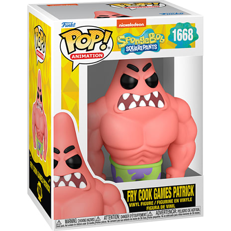 Funko POP! SpongeBob SquarePants Fry Cook Games Patrick