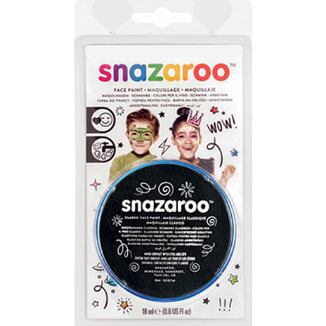 Snazaroo ansigtsmaling sort