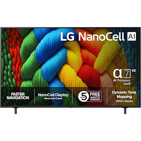 LG 65" NanoCell 4K AI TV 65NANO80A