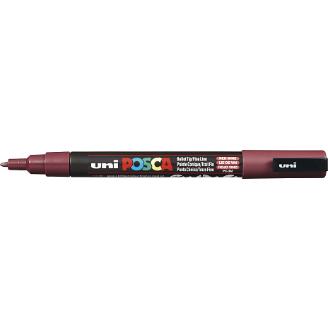 Posca PC3M Vandbaseret Tusch Rødvin