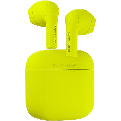 Happy Plugs Joy Trådløse In-Ear Høretelefoner Neon Gul