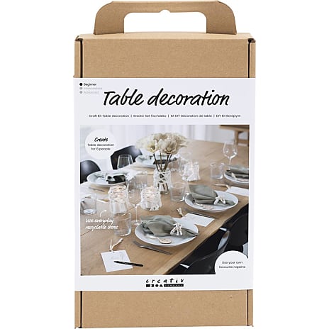 Creativ Company DIY kit bordpynt natur