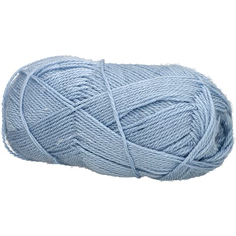 Ultra soft akryl og viskose garn - lyseblå 2184-19 1 stk.