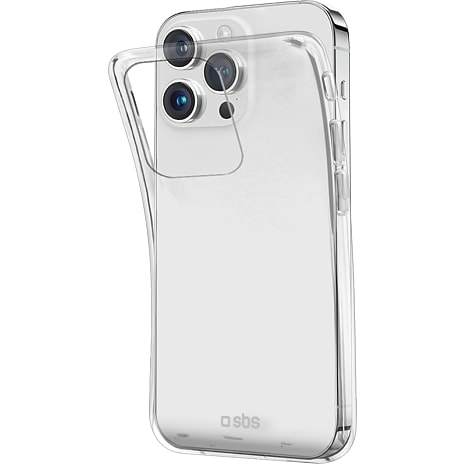 SBS iPhone 15 Pro cover - transparent 1 stk.