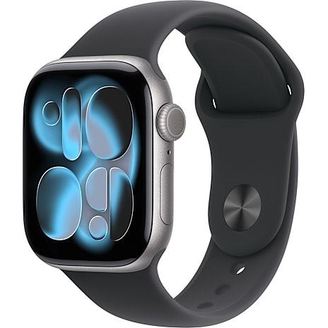 Apple Watch S11 (2025) GPS + Cell 42mm Space Grey Aluminium Black M/L