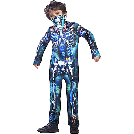 Halloween Gamer Skelet Kostume Str. 116