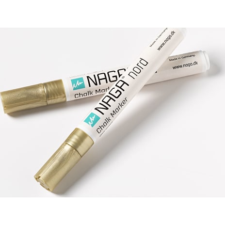 NAGA Tavle Marker 4,5 mm - Kridt guldfarvet 1 stk.