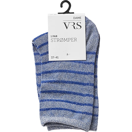 VRS Dame Glimmerstrømper Str. Onesize Blå