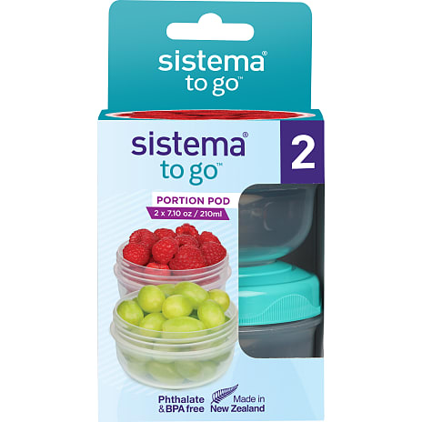 Sistema Portion Pod To Go 210 ml Assorteret