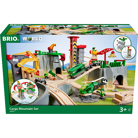 BRIO Togbane Cargo Mountain-sæt 36010
