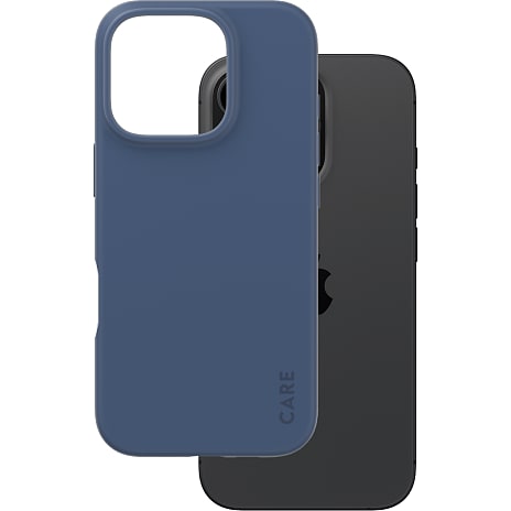 CARE by PanzerGlass iPhone 16 Pro Cover Blå