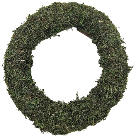 Moskrans Diameter 25 cm Grøn