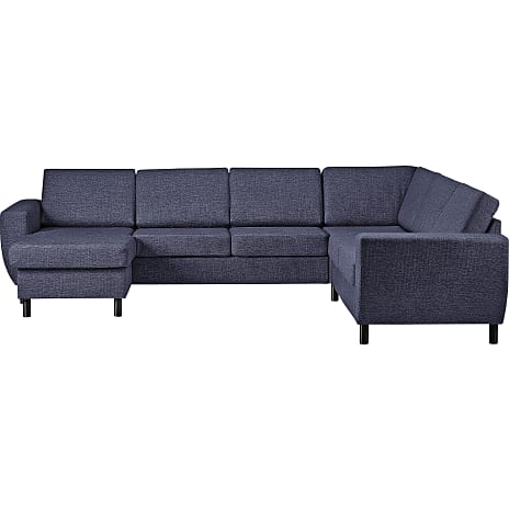 Rom Nordic Vendbar Hjørnesofa Med Chaiselong Navy
