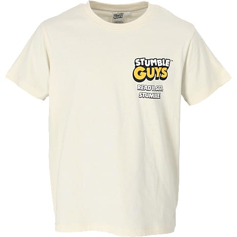 Stumble Guys T-shirt Str. 122/128 Beige