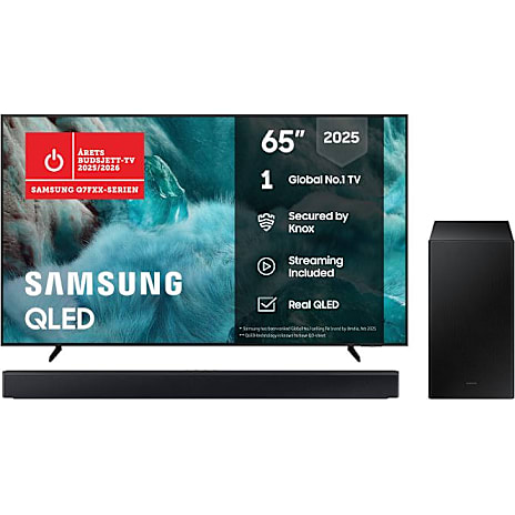Samsung TQ65Q7F TV + HW-B46CF Soundbar