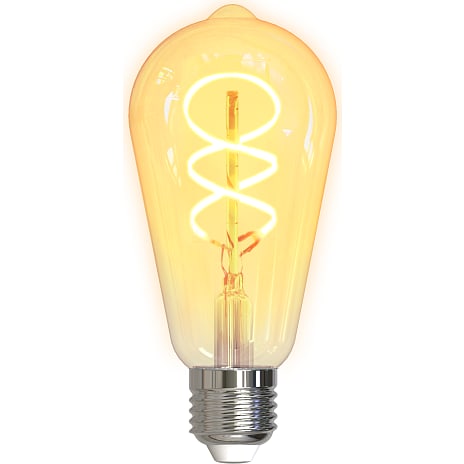 Deltaco Smart Filament LED-pære E27 Hvid