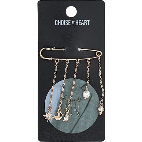Choise by heart CBYH Dame Broche Guldfarvet