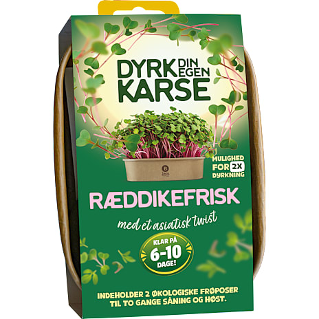 Baza House of Seeds Radisekarse Dyrkesæt