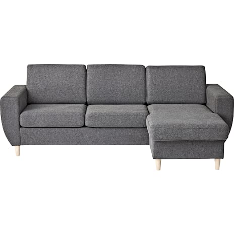 Andre mærker Rom Nordic vendbar sofa med chaiselong - antracit
