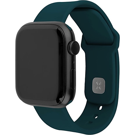 Fixed Silicone rem Apple Watch mørkegrøn