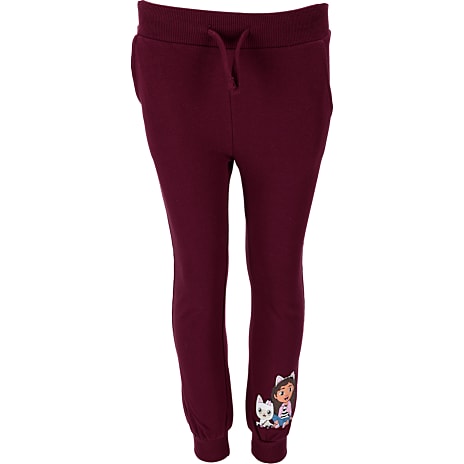 Licens Gabby's Dukkehus sweatpants str. 110/116 - bordeaux 1 stk.