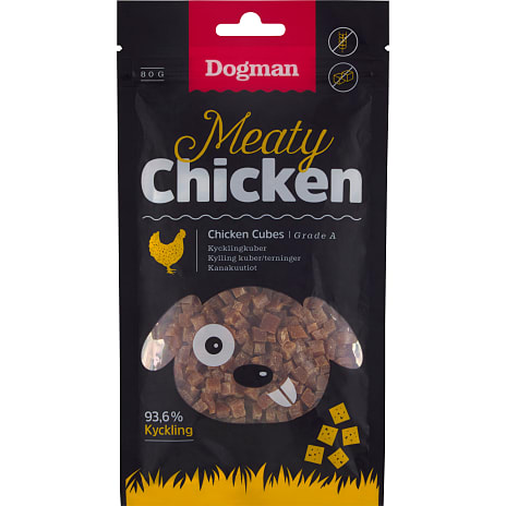 Dogman Godbidder m. kylling 80 g