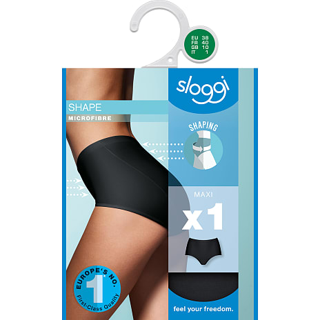 Sloggi Dame Maxi Shape Str. 46 Sort