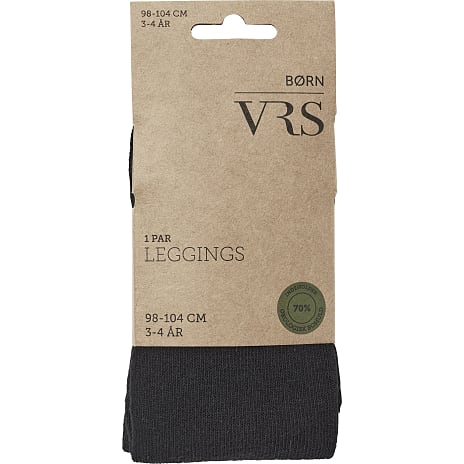 VRS Børne Leggings Str. 3-4 År Sort